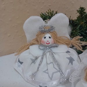 Angyalka  karácsonyfa dísz - otthon & életmód - dekoráció - dísztárgy - Meska.hu
