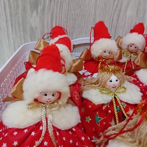 Angyalka manó hóember karácsonyi - karácsony - karácsonyi lakásdekoráció - karácsonyi manók, figurák - Meska.hu