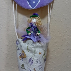 Hőlégballon dekoráció ajtódísz , Játék & Sport, Keresztelőajándékok, Varrás, MESKA