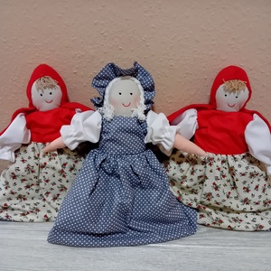 Piroska és a farkas baba - játék & sport - baba & babaház - baba - Meska.hu
