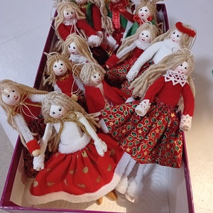 Karácsonyfa díszek, Karácsony, Karácsonyi lakásdekoráció, Karácsonyfadíszek, Varrás, MESKA