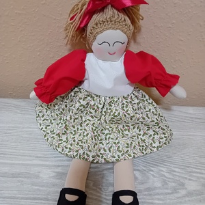 Magyaros ruhás baba öltöztethető - játék & sport - baba & babaház - baba - Meska.hu