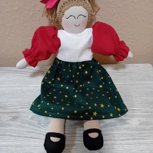 Magyaros ruhás baba öltöztethető - játék & sport - baba & babaház - baba - Meska.hu