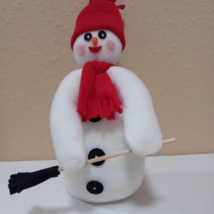  Hóember karácsony - karácsony - karácsonyi lakásdekoráció - karácsonyi manók, figurák - Meska.hu