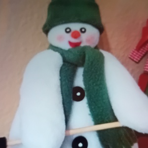  Hóember karácsony - karácsony - karácsonyi lakásdekoráció - karácsonyi manók, figurák - Meska.hu