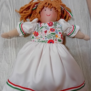 Magyaros ruhás baba öltöztethető - játék & sport - baba & babaház - baba - Meska.hu