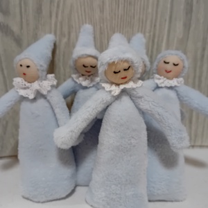 Plüss manó - karácsony - karácsonyi lakásdekoráció - karácsonyi manók, figurák - Meska.hu