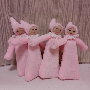 Plüss manó - karácsony - karácsonyi lakásdekoráció - karácsonyi manók, figurák - Meska.hu