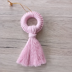 Rózsaszín karácsonyfa díszek - otthon & életmód - dekoráció - fali és függő dekoráció - függődísz - Meska.hu