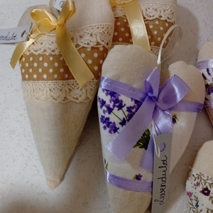 Levendulás szivecske , Otthon & Életmód, Dekoráció, Asztal és polc dekoráció, Asztaldísz, Varrás, MESKA