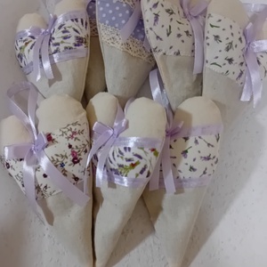 Levendulás szivecske  - otthon & életmód - dekoráció - asztal és polc dekoráció - asztaldísz - Meska.hu