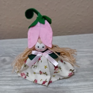 Rózsaszín tavasz manó - Meska.hu