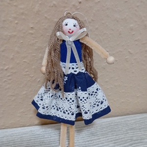 Kékfestő baba - Meska.hu