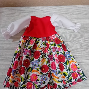 Magyaros ruhás baba öltöztethető - játék & sport - baba & babaház - baba - Meska.hu