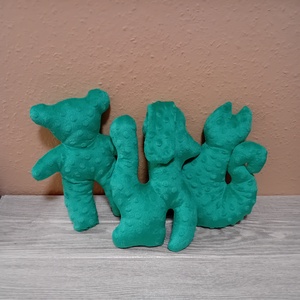 Plüss figurák maci cica kutya - baba - mama - baba játékok - szundikendő, alvóka - Meska.hu