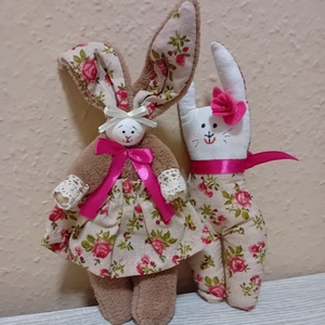 Húsvéti nyuszik, Otthon & Életmód, Dekoráció, Fali és függő dekoráció, Függődísz, Baba-és bábkészítés, MESKA