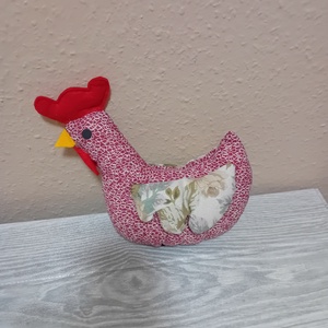 Húsvéti kendermagos tyúk, Otthon & Életmód, Dekoráció, Asztal és polc dekoráció, Asztaldísz, Varrás, MESKA