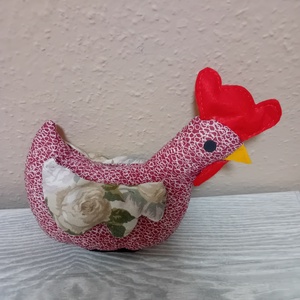 Húsvéti kendermagos tyúk - otthon & életmód - dekoráció - asztal és polc dekoráció - asztaldísz - Meska.hu