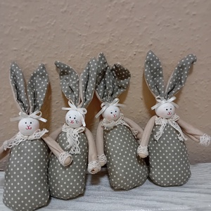 5 db Húsvéti nyuszi - ünnepi díszek, dekorációk - húsvéti díszek és dekorációk - húsvéti asztaldíszek - Meska.hu