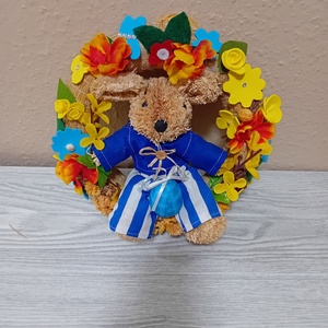 Húsvéti ajtókopogtató  - ünnepi díszek, dekorációk - húsvéti díszek és dekorációk - húsvéti ajtódísz, kopogtató - Meska.hu