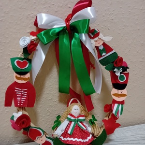 Magyaros ajtókopogtató  - ünnepi díszek, dekorációk - húsvéti díszek és dekorációk - húsvéti ajtódísz, kopogtató - Meska.hu