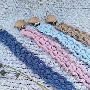 Horgolt cumilánc - baba - mama - baba játékok - cumilánc - Meska.hu