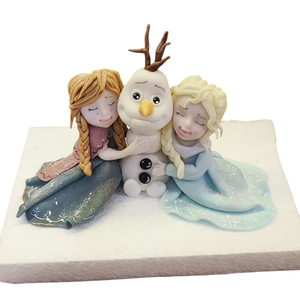Elsa,Anna,Olaf jégvarázs cukorfigura szett , Otthon & Életmód, Konyhafelszerelés, tálalás, Sütés, főzés, Sütidísz, Mindenmás, MESKA