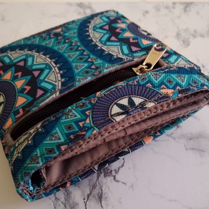 XS méretű mandalás pénztárca - táska & tok - pénztárca & más tok - pénztárca - Meska.hu
