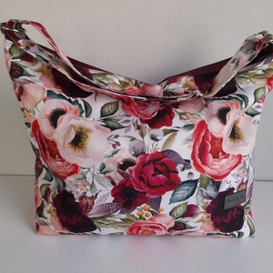 Virágos Armanda táska - Meska.hu