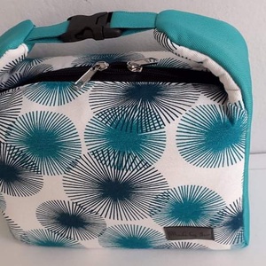 Türkiz uzsonnás táska - Meska.hu