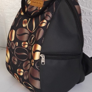 Piroska hátizsák kávészemes - Meska.hu