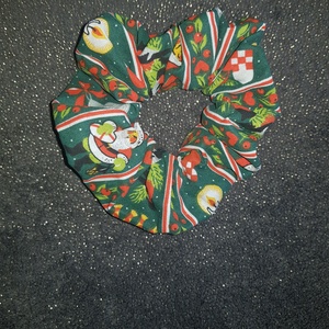 Karácsonyi, mikulás hajfodor, hajgumi, kézműves, Ruha & Divat, Hajdísz & Hajcsat, Hajgumi, Varrás, MESKA