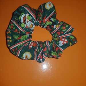 Karácsonyi, mikulás hajfodor, hajgumi, kézműves - ruha & divat - hajdísz & hajcsat - hajgumi - Meska.hu