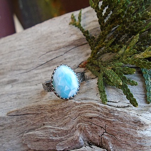 Ezüst Gyűrű Ag925/1000 Larimar - tinuszvanda - Meska.hu