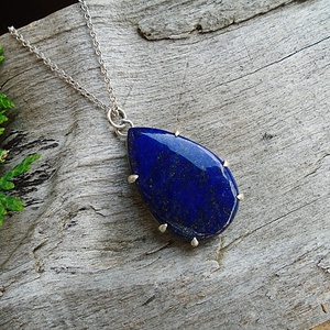 Ezüst  medál Ag925/1000 Lapis Lazuli Skarab - ékszer - nyaklánc - medál - Meska.hu