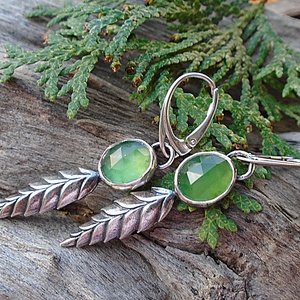 Ezüst Szerpentin fülbevaló, Ékszer, Fülbevaló, Lógó fülbevaló, Ékszerkészítés, Ötvös, MESKA