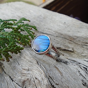 Ezüst Gyűrű Ag925/1000 Labradorit - ékszer - gyűrű - statement gyűrű - Meska.hu