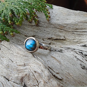 Ezüst Gyűrű Ag925/1000 Labradorit - ékszer - gyűrű - statement gyűrű - Meska.hu