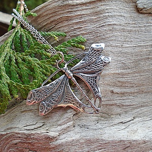 Ezüst medál Ag925/1000 Szitakötő - ékszer - nyaklánc - medál - Meska.hu