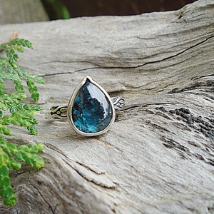 Ezüst Gyűrű Ag925/1000 Kianit - Meska.hu