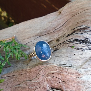 Ezüst Gyűrű Ag925/1000 Akvamarín - Meska.hu