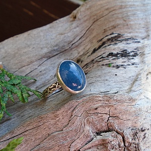 Ezüst Gyűrű Ag925/1000 Akvamarín - ékszer - gyűrű - statement gyűrű - Meska.hu