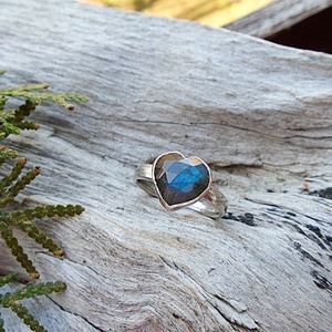Ezüst Gyűrű Ag925/1000 Labradorit - Meska.hu