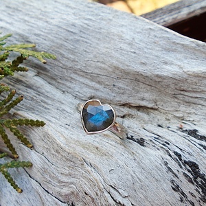 Ezüst Gyűrű Ag925/1000 Labradorit - ékszer - gyűrű - statement gyűrű - Meska.hu