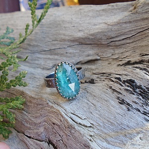 Ezüst Gyűrű Ag925/1000 Kianit - Meska.hu