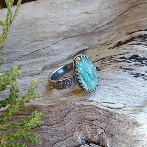 Ezüst Gyűrű Ag925/1000 Kianit - ékszer - gyűrű - statement gyűrű - Meska.hu