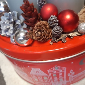 Adventi asztaldísz koszorú - karácsony - adventi díszek - adventi asztaldísz - Meska.hu