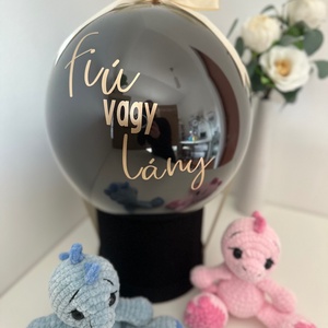 Kisfiú vagy kislány - Genderparty / Baba neme Ballon , Játék & Sport, Babalátogató ajándékcsomag, Mindenmás, MESKA