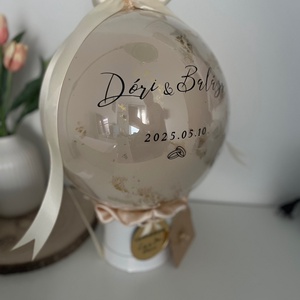Esküvői boríték helyett Esküvői Ballon - kihúzható pénzzel, Esküvő, Emlék & Ajándék, Nászajándék, Esküvői pénzátadó doboz, Mindenmás, MESKA