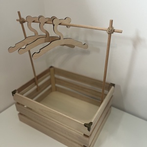 Baba box (fa dekoráció + egyéb kiegészítőkkel is kérhető) - baba - mama - babalátogató ajándékcsomag - Meska.hu